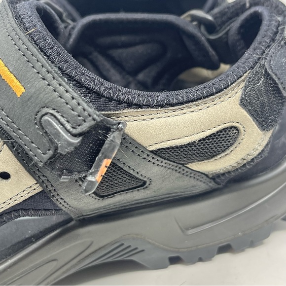 Ecco Yucatan Receptor Sandals Mens 11 - 11.5 EU 45 Black Brown Hiking Sport FLAW - Picture 6 of 15